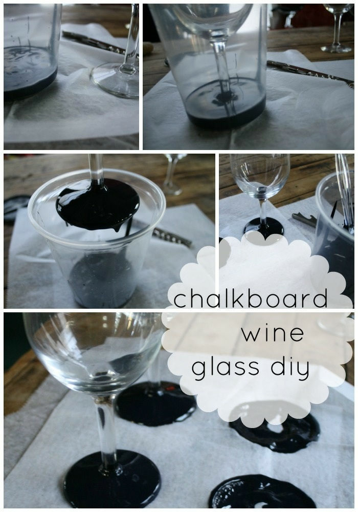 dekoracija vina, steklene stebla s črno barvno barvo, plastična skodelica