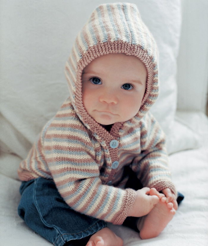 Baby trui stricken-