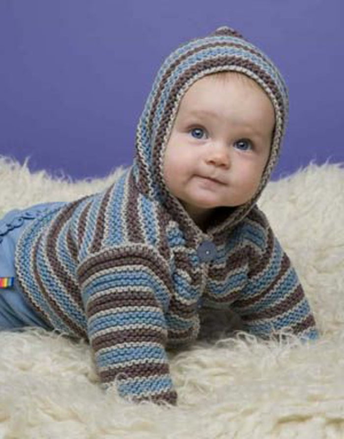 Baby trui-breien-with-hats-blauw-bruin