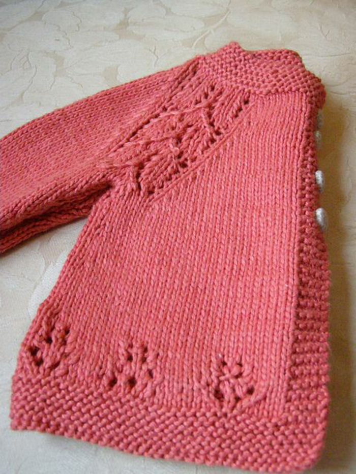 Baby trui-knit-rood-
