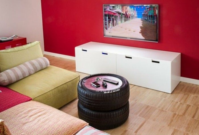 DIY nábytok od splatnosti prenájom konferenčný stolík, obývacia izba