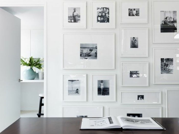 Bilde vegg hvit-svart-hvitt-bilder-Arbeitszimmer