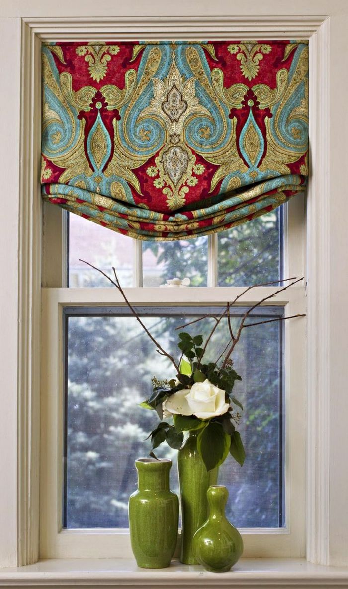 Záclony-for-malým oknom Royal vzor
