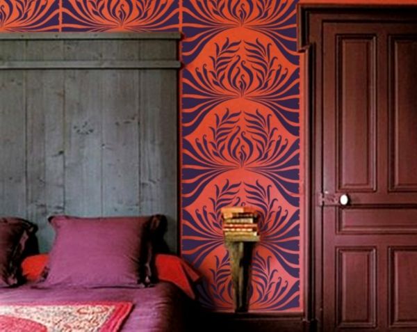Art Nouveau - ornamenti-modelli-per-il-muro-in-the-gate-and-purple