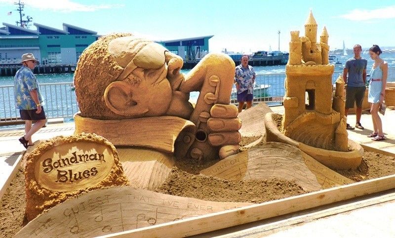Sand Sculpture Concorso per-in-San-Diego