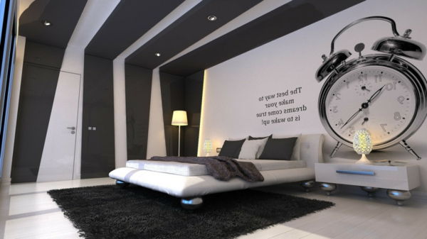 Miegamojo dizainas modernus miegamojo baldai fantastinis Sienų apdaila