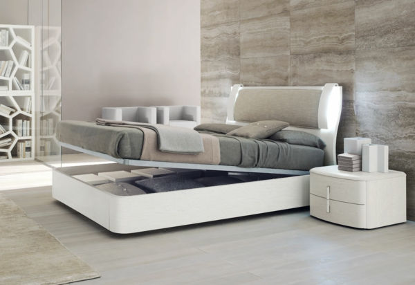 Miegamojo dizainas modernus miegamojo baldai - balta miegamojo