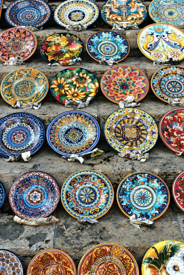 Hrnčiarstva Riad keramika doska Perugia-Taliansko