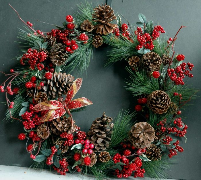 Make-moderný advent wreaths-