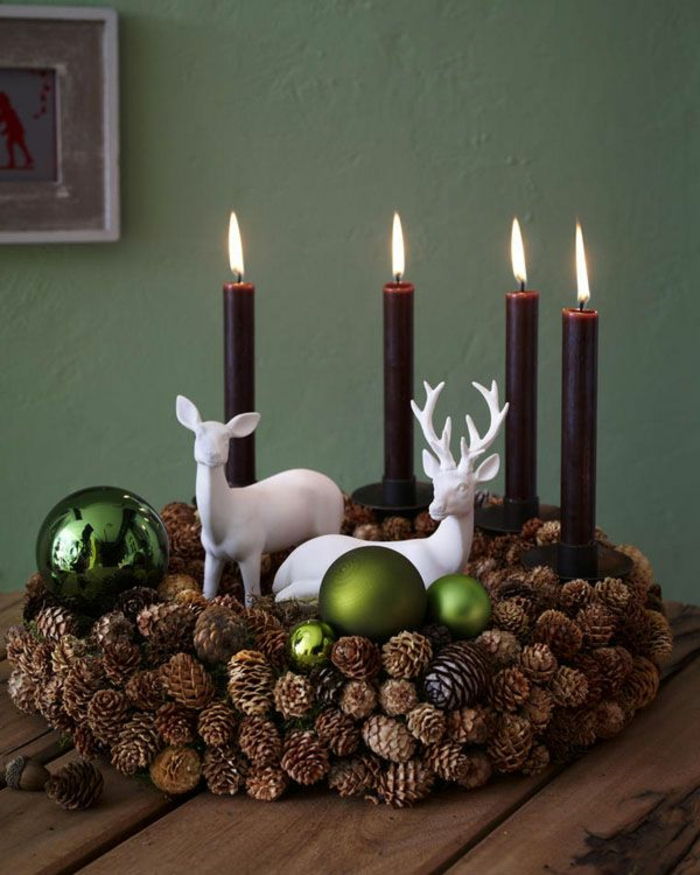 adventskranz-Drotár-elegantné-sviečky-zeleno-Baller