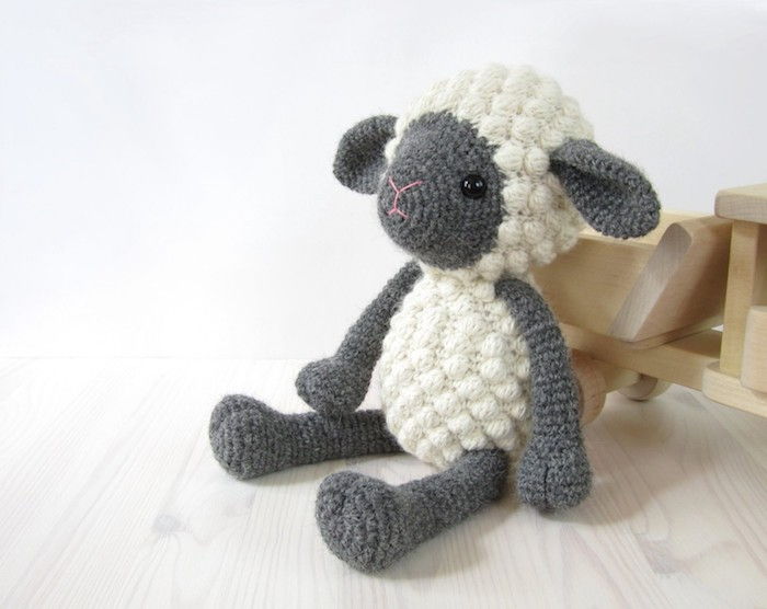 hekle en sau med spesiell teknikk for å se fluffy Crochet Amigurumi