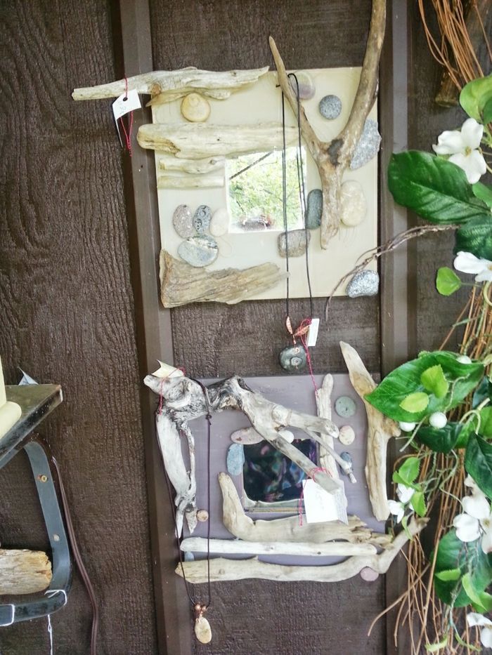 privlačna Handmade Picture Frame Podli-šik stil Driftwood dekorativne opeke-art