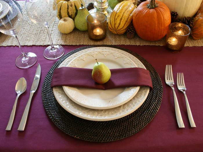 Izredna miza dekoracija-s-sadje-of-jeseni