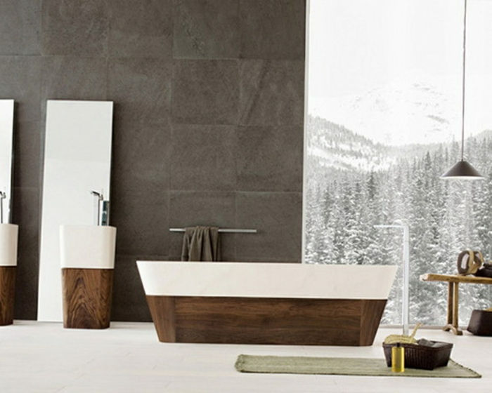 kúpeľňové doplnky-nápady-originálny-šedý design