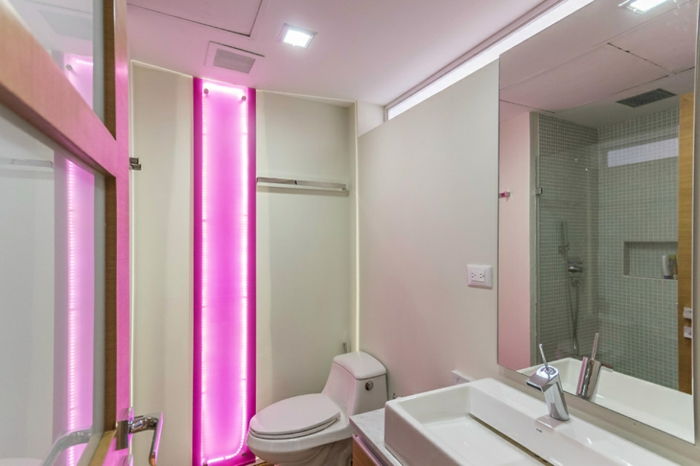 kúpeľňové doplnky-nápady-ružový-lighting