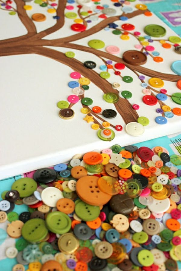 tinker-with-buttons-colorful-kreslenie-strom-jednoduché nápady