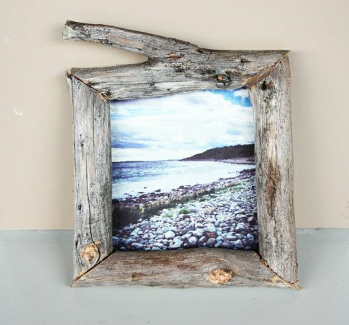 okvir za sliko-si-obrtnih Driftwood morje slike