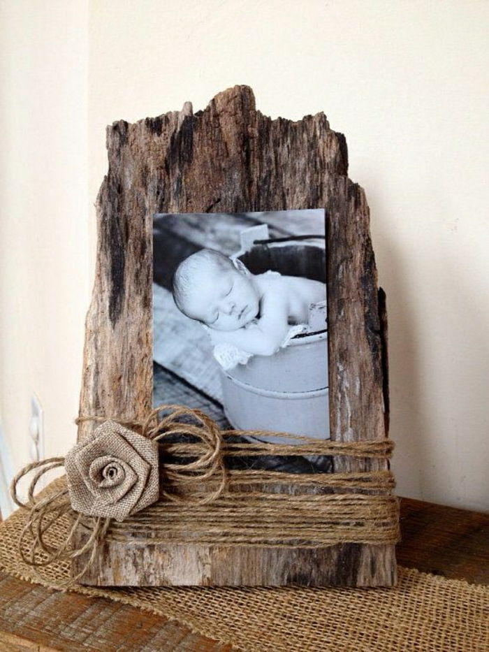 okvir za sliko-yourself odločitev Driftwood Cord Baby fotografijo