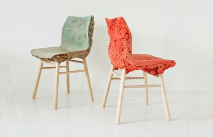 cool-saker till sig själv-gör återvinning färgglada-stolar