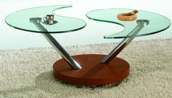 oblikovalec steklene mize, zanimiv model