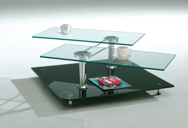 oblikovalec steklene mize, sodobna oblika