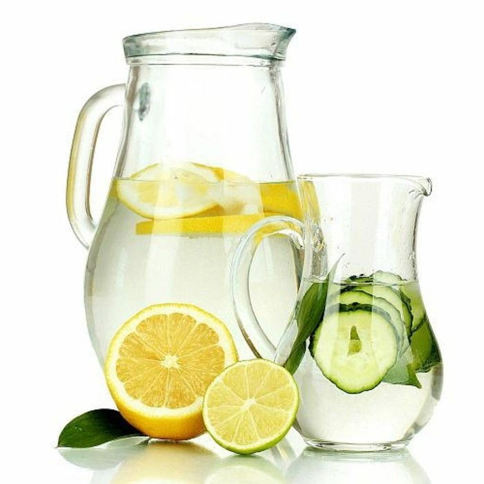 detox detoxikačné-limonády-citrón-uhorka