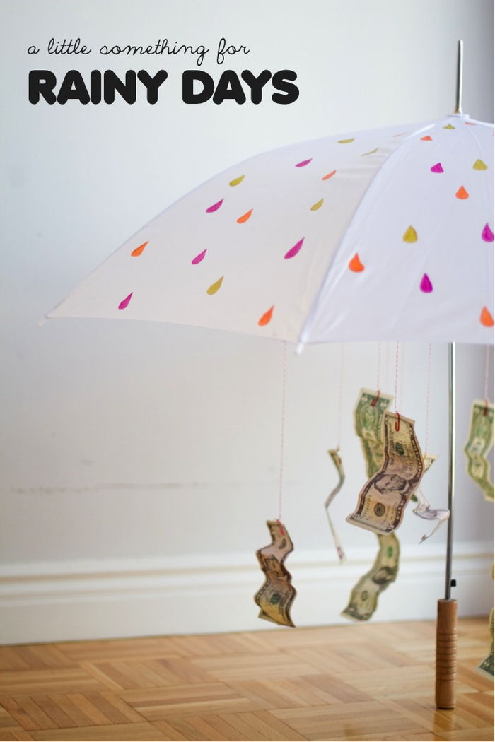 Padarykite pinigų lietus, kūrybingas ir paprastas pinigų dovanų idejas, išsamias instrukcijas