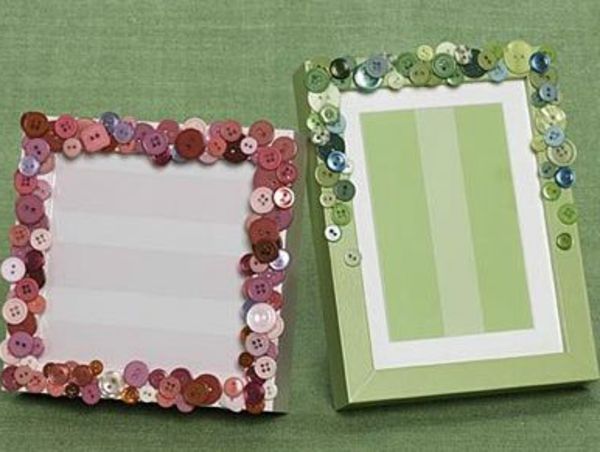 diy-idea-cards-with-buttons-krásna dekorácia