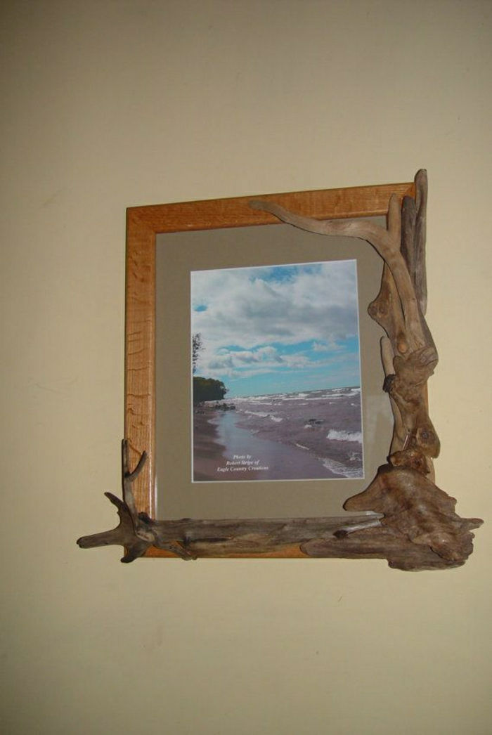 Eleganten okvir za sliko Driftwood ročno