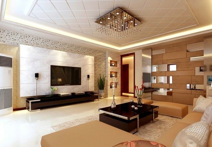 eleganten model-dnevna soba-z-super-kreativno-stropnega opaža