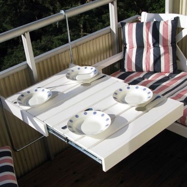 fantástica mesa de suspensão zum_Frühstücken para varanda-