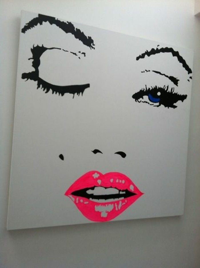 fantastické art plátno obraz Marilyn Monroe reprezentácie