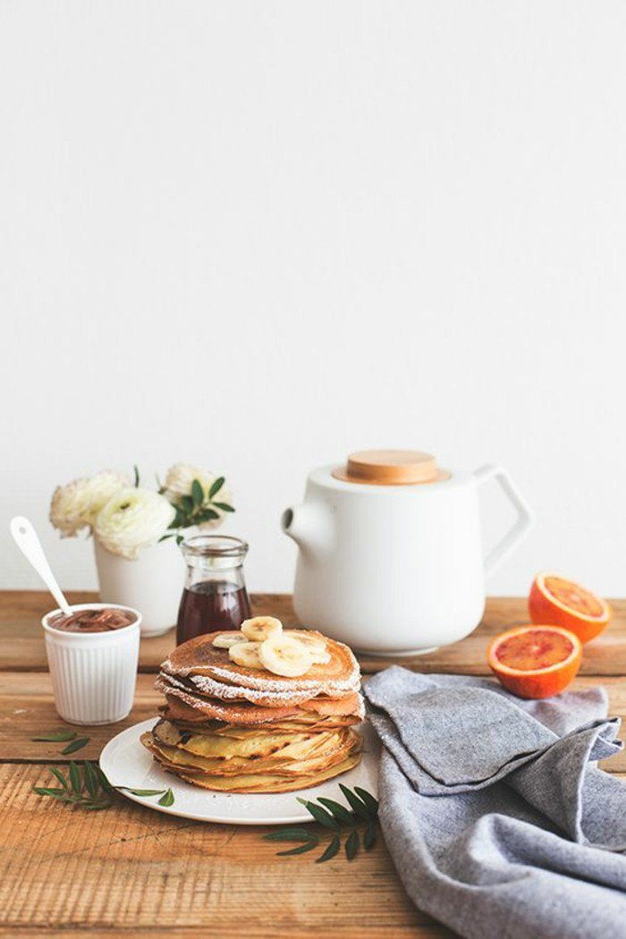 frukost yummy-paj pannkakor