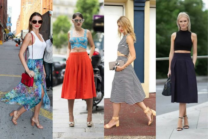 Dresscode smarta casual kjolar kombinerar vackra och attraktiva och slitar sommar outfits 2017