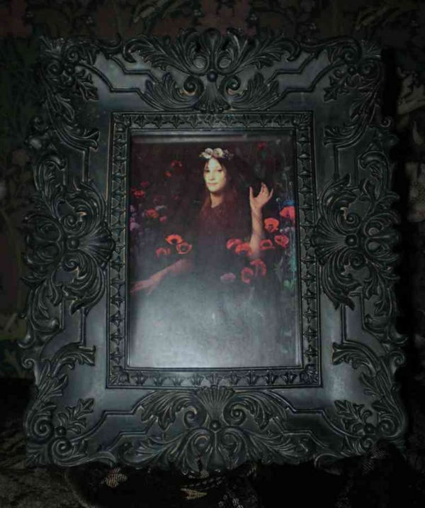 gothic-bilde-på den svarte veggen