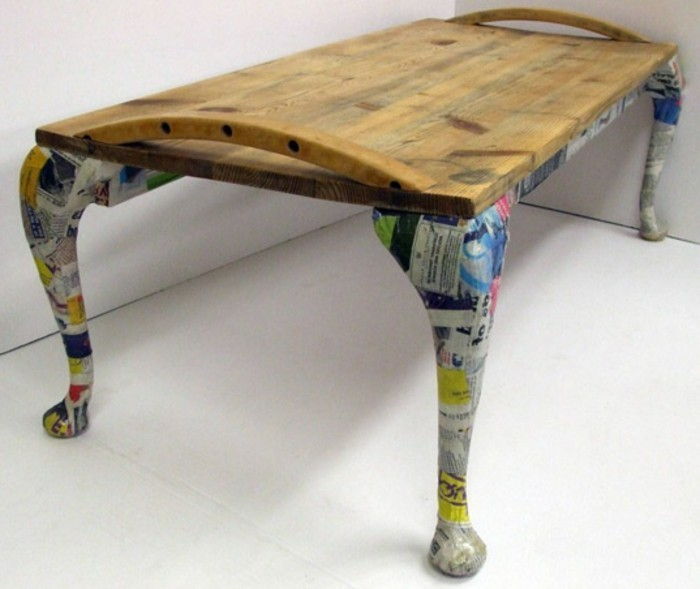 trä-table-återvinning möbel intressant design