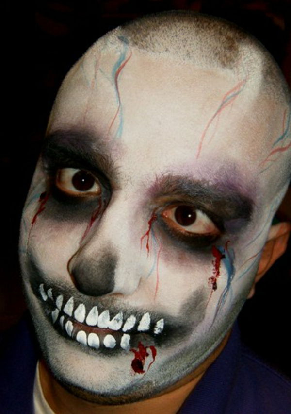 Helovinas Zombie-makiažas super nuotrauka