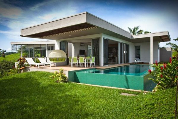 house-med-modern arkitektur-pool