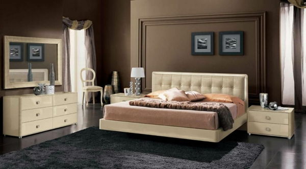 Talian-spálňa-kreatívne-posteľ modelu