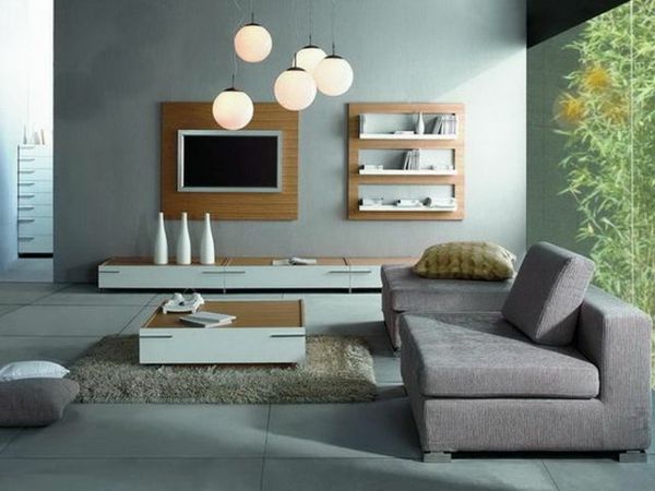 small-space-set-szaro-sofa-i-TV-on-the-wall