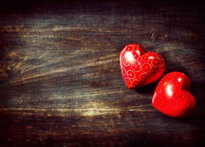 gratis bakgrundsbild valentine-två blanka-röd-hjärta