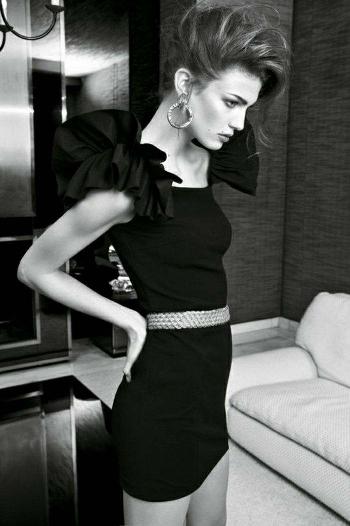 luxusné večerné šaty-photo-in-bielo-čierne