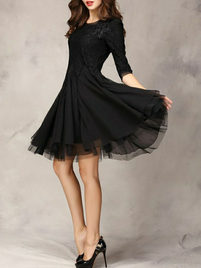 luxusné večerné šaty-black-design