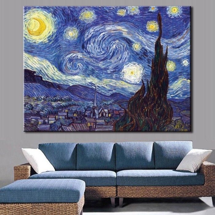 Malebné obrazovka plátno Himmer-s-mnohých hviezd
