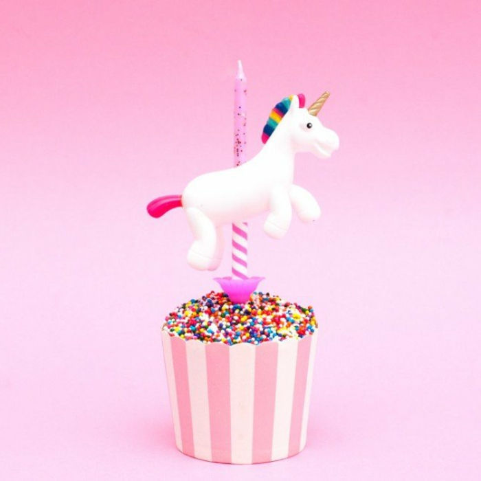 mini unicorn - ideja za torto za enogorno