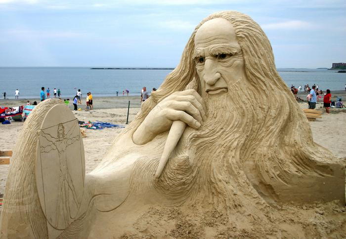 moderne sculture-Leonardo Da Vinci