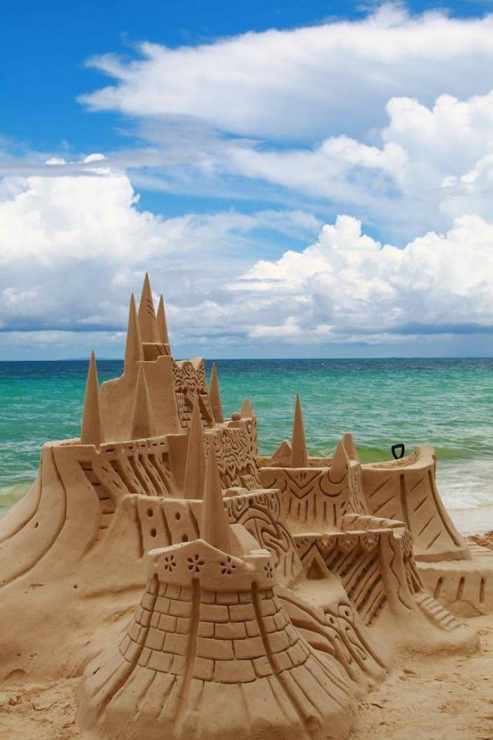 sculture moderne Castello di sabbia