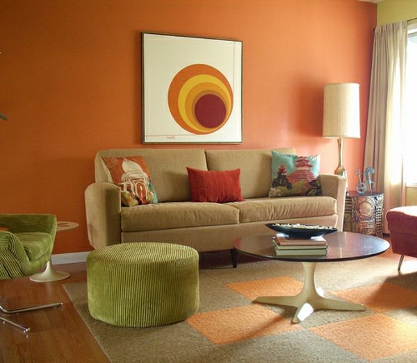 orange-levende leilighet-dekorere