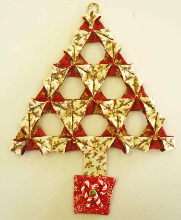 origami-to-christmas-in-the-form-of-the-fir-tree - super trevligt visas