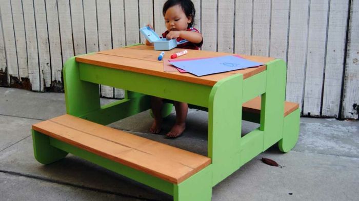 opprinnelige-barn skrivebord-selv-build-interessante-ideer-diy